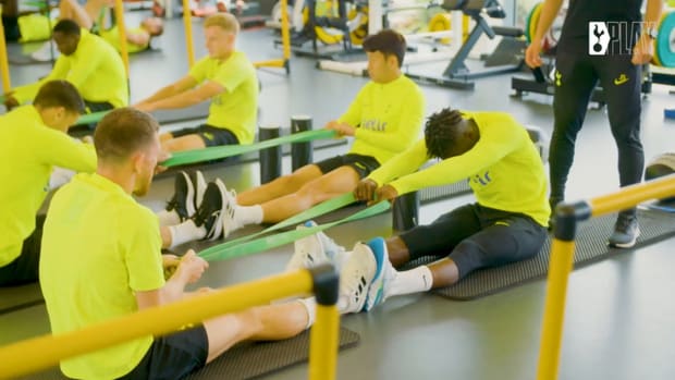 Spurs players prepare for Wolves clash
